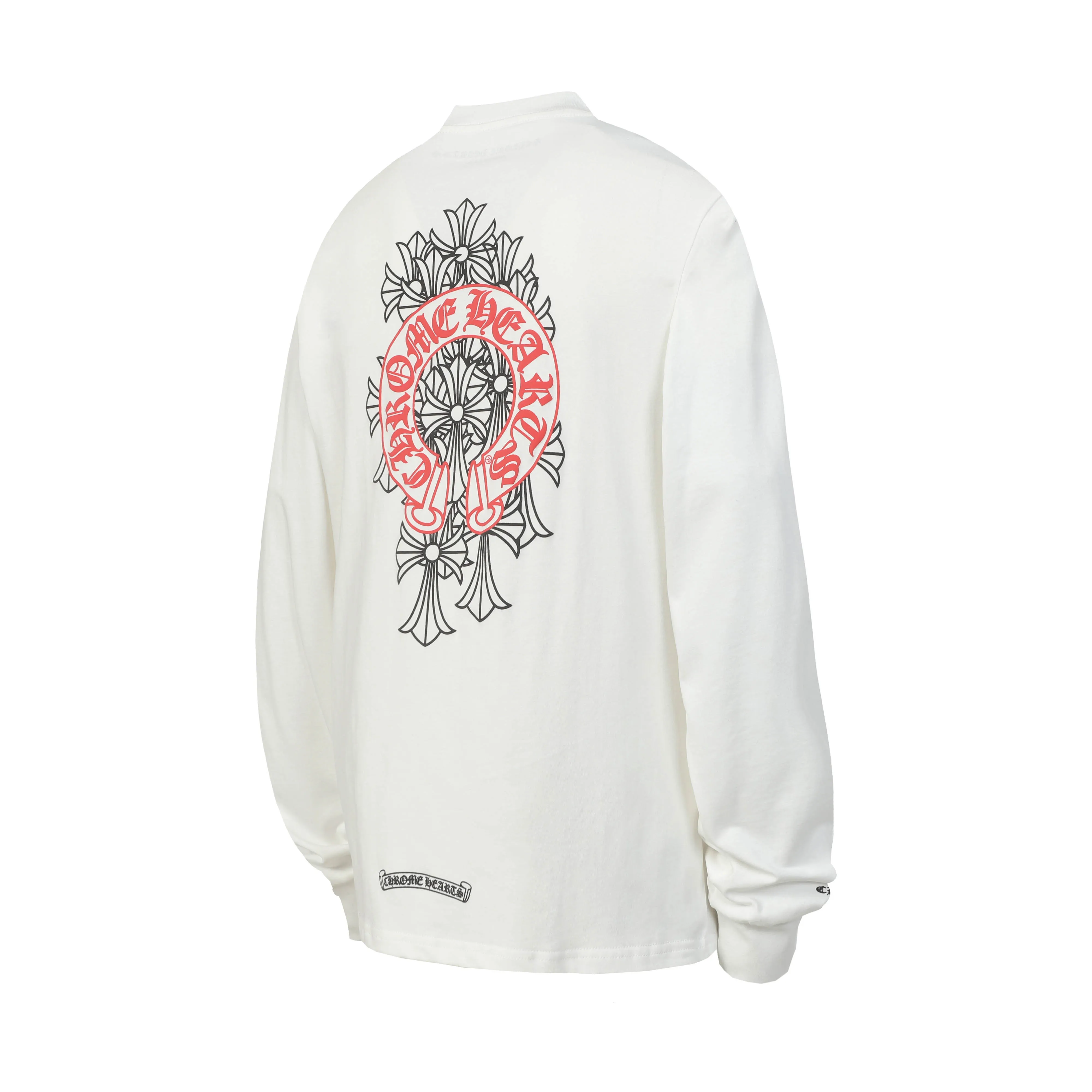 P160 Cross-border model. Those who pursue quality, please do not place an order. -Chrome Hearts/Chrome Heart Sanskrit Cross✝️Print popular long-sleeved T-shirt -High weight, high density and high quality. The wool is soft, delicate and skin-friendly. It feels soft and silky. It has excellent warmth and skin-friendly properties.